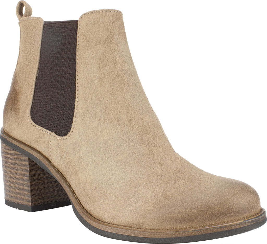 White Mountain Women's Destiny Ankle Bootie Brown Size 5.5 M