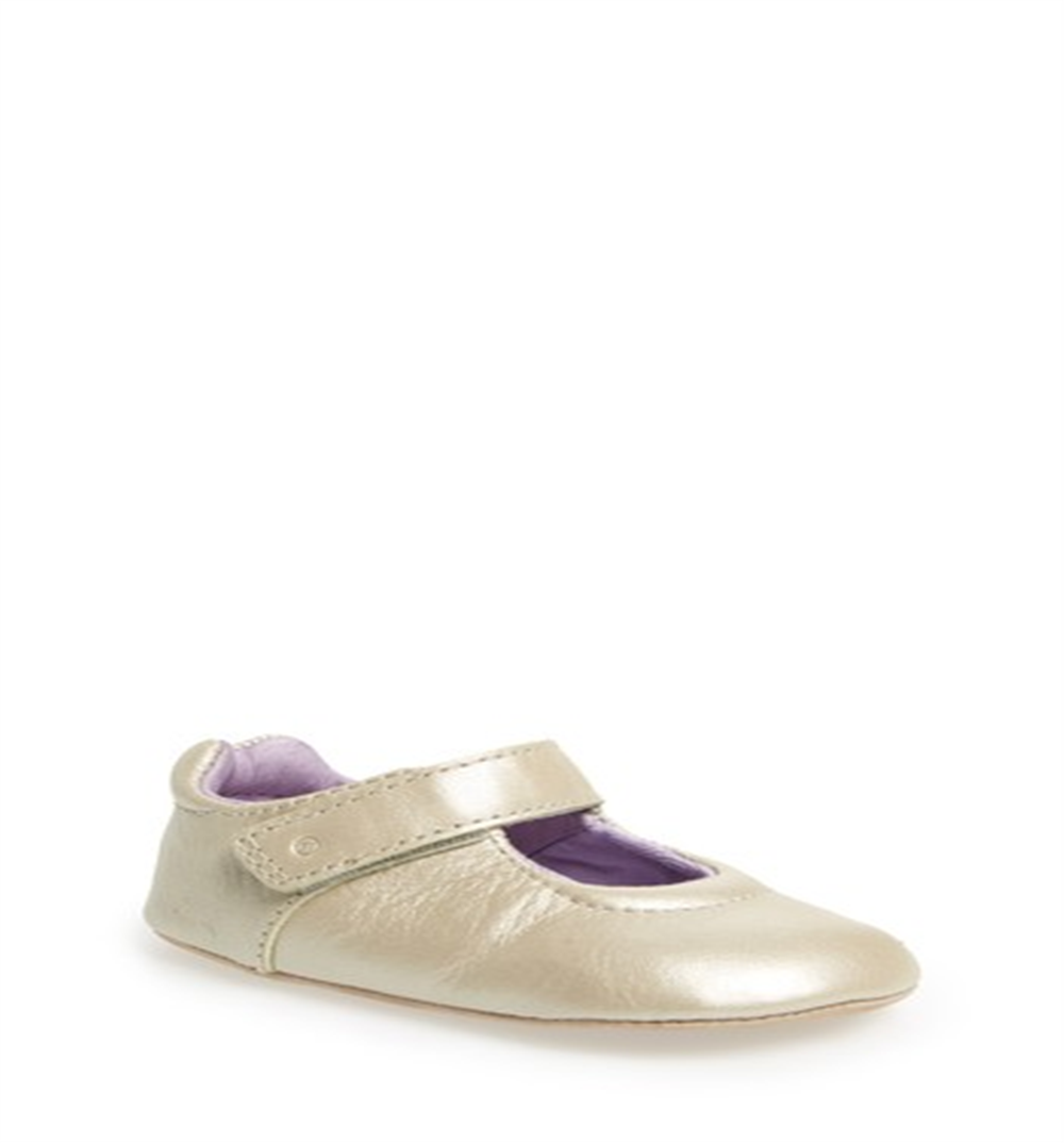 Stride Rite Girl's Shoes Champagne Size 3 M