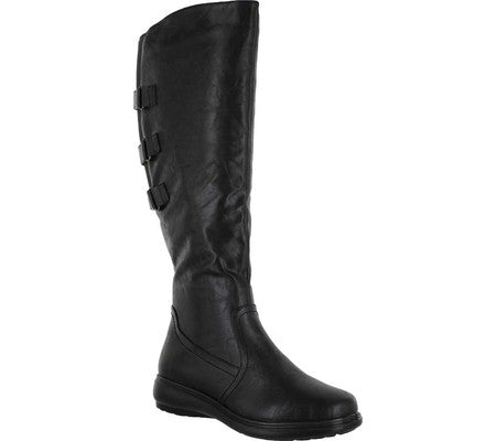 Easy Street Women's Presley Tall Shafted Comfort Boots Black Size 7.5 WW