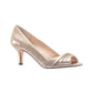 Nina Women's Chezare Open Toe Pump Brown Size 9.5 M