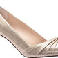Nina Women's Chezare Open Toe Pump Brown Size 9.5 M