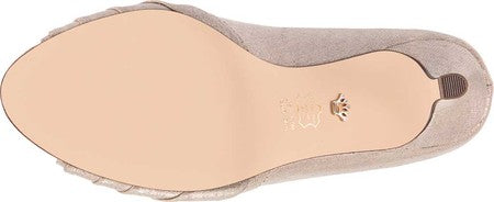 Nina Women's Chezare Open Toe Pump Brown Size 9.5 M
