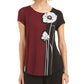 Alfani Women's Printed Top Purple Size M