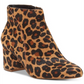 INC International Concepts Women's Floriann Calf Hair Animal Print Ankle Boots Brown Size 5.5 M