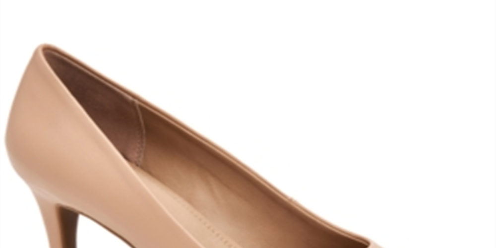 Charter Club Women's Padiee Round Toe Classic Pumps Nude Size 7.5M