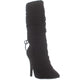 Zigi Soho Women's Jeenie Fabric Pointed Toe Mid Calf Fashion Boots Black Size 7 M