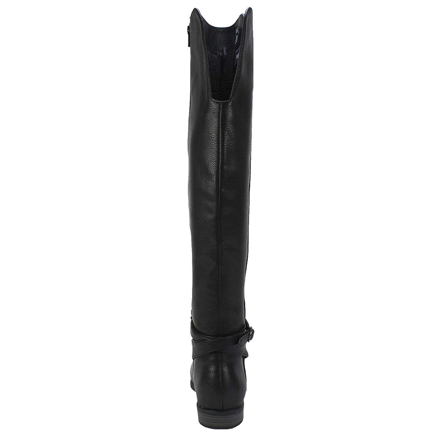 Rialto Women's Ferrell Leather Almond Toe Knee High Smooth Black Size 7.5 M