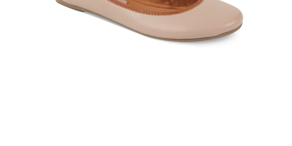 American Rag Women's Cellia Metallic Distressed Ballet Flats -Brown Size 5 M