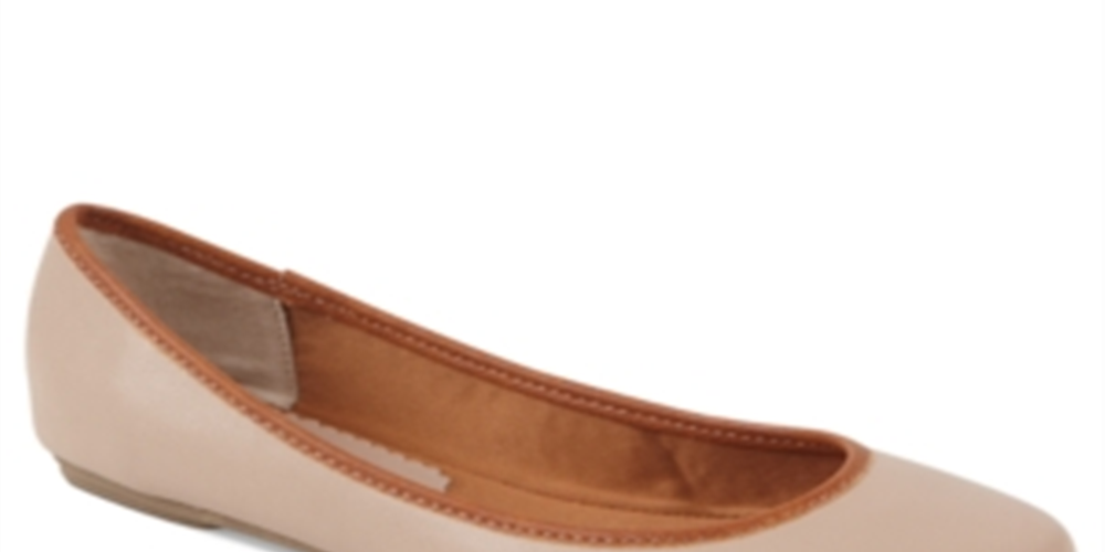 American Rag Women's Cellia Metallic Distressed Ballet Flats -Brown Size 5 M