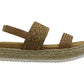 American Rag Women's Karlip Open Toe Casual Ankle Strap Sandals Brown Size 10 M