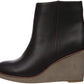 Kensie Women's Hatley Wedge Booties Black Size 7