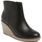 Kensie Women's Hatley Wedge Booties Black Size 7