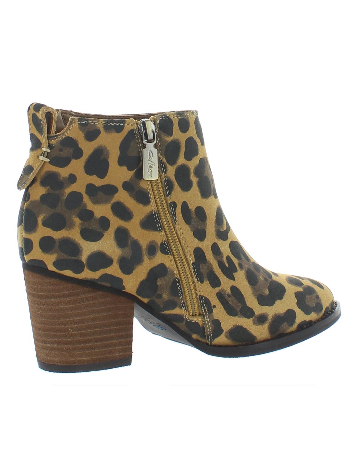 Aqua College Women's Nancy Suede Waterproof Booties Brown Size 8 M