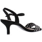 Caparros Women's Quirin Suede Open Toe Special Occasion Ankle Strap Sandals Gray Size 8 M