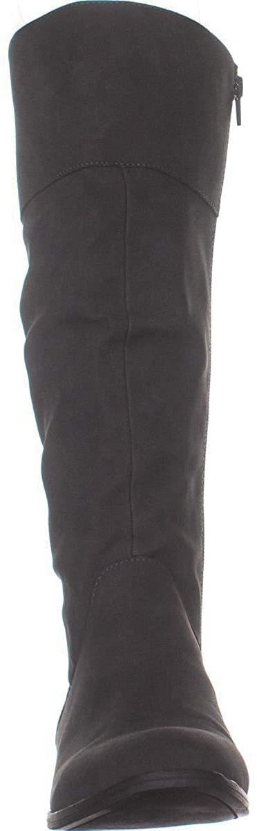 Style & Co Women's Kelimae Round Toe Knee High Fashion Boots Gray Size 5.5 M