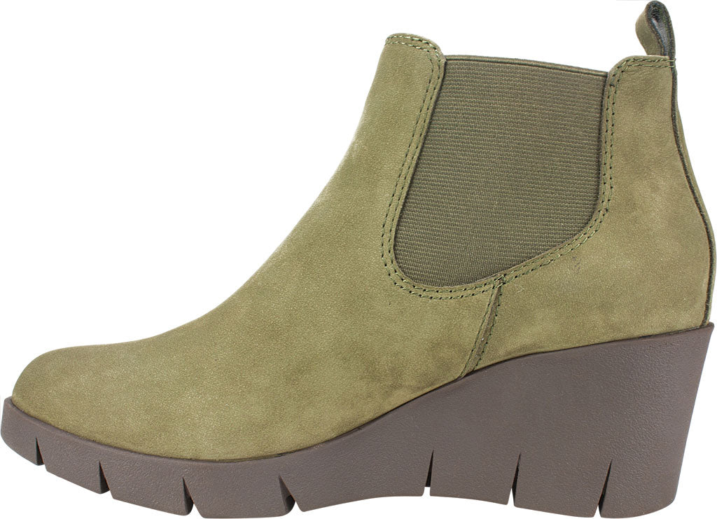 White Mountain Women's Percy Wedge Chelsea Boot Green Size 11 M