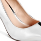 Call It Spring Womens Agrirewiel Fabric Pointed Toe Classic Pumps Silver Size 7 B