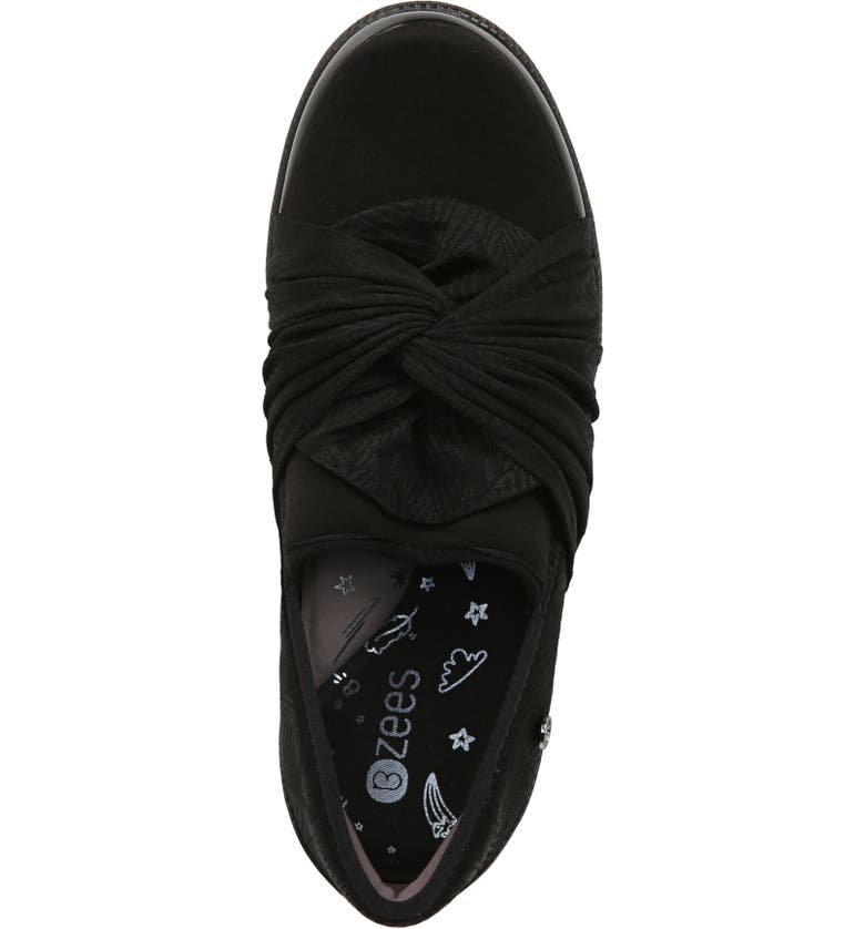 Bzees Women's Slip on Shoes Black Size 7 M