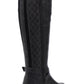 गेस विमेन हेडिन फॉक्स लेदर टॉल राइडिंग बूट्स ग्रे साइज़ 5 M