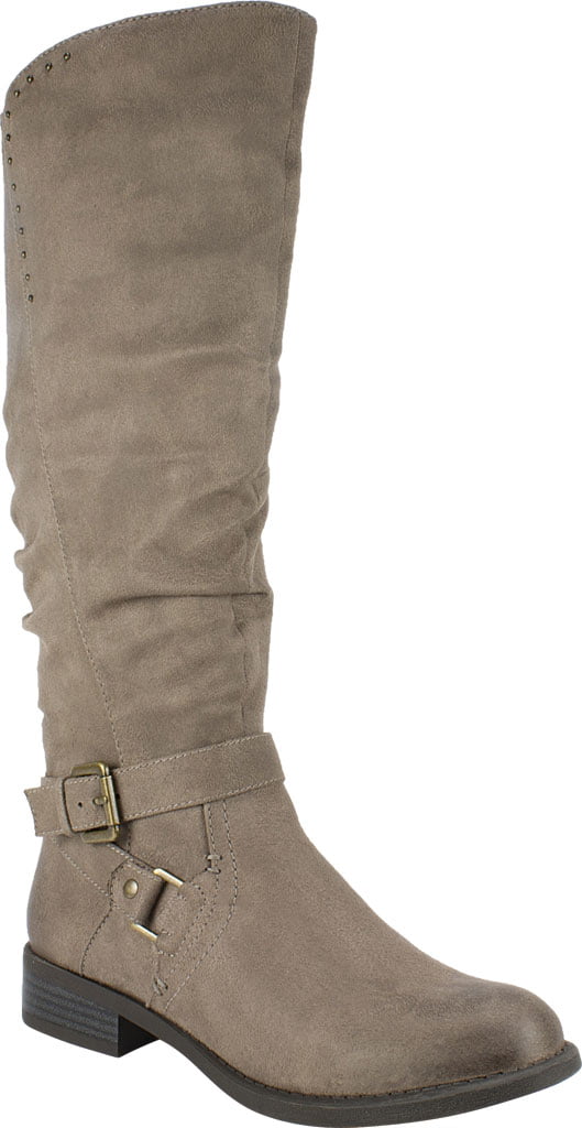 White Mountain Women's Liona Tall Knee High Boot Brown Size 6.5 M