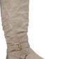 White Mountain Women's Liona Tall Knee High Boot Brown Size 6.5 M