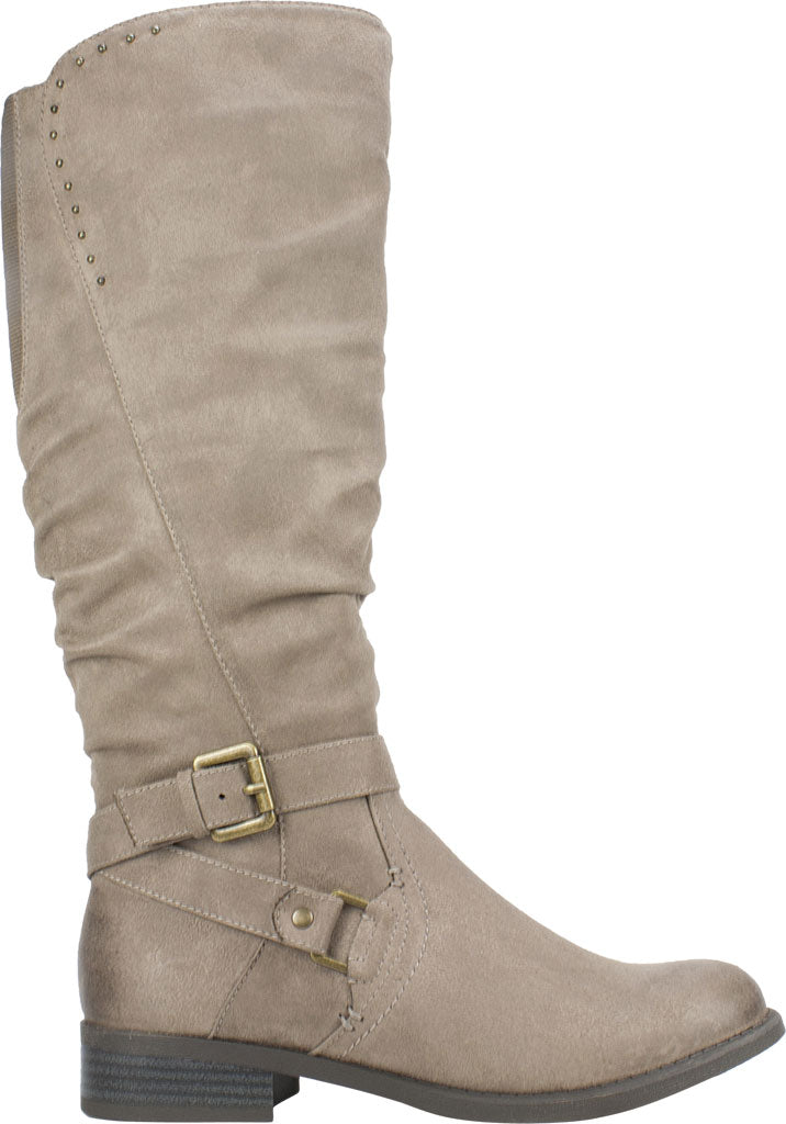 White Mountain Women's Liona Tall Knee High Boot Brown Size 6.5 M