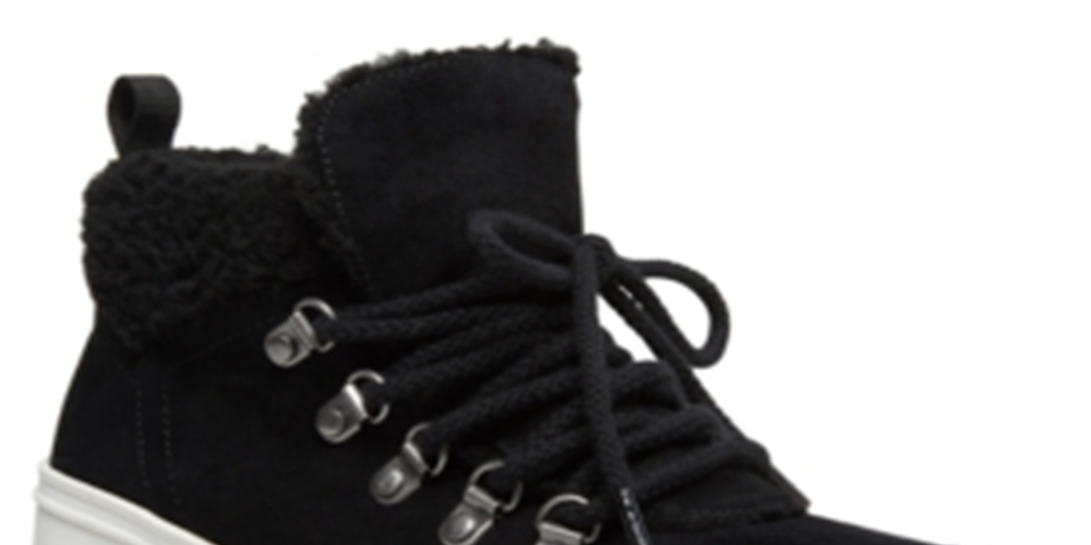 Madden Girl Women's Terra Hiker Sneakers Black Size 6.5 M