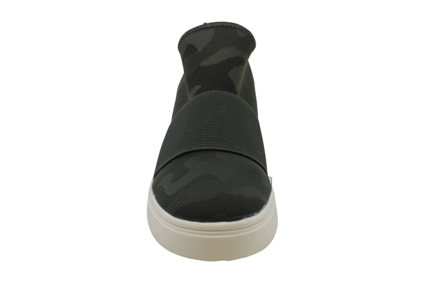 Material Girl Women's Camouflage Cushioned Lug Sole Quila Round Toe Platform Slip on Athletic Sneakers Green Size 10 M