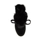 Steve Madden Women's Wharton Faux Fur Sneaker Bootie Black Size 9.5