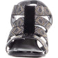 Karen Scott Women's Nicolle Fabric Open Toe Special Occasion Slingback Sandals Black Size 6.5M