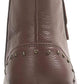 American Rag Women's Tatum Leather Studded Combat Boots Brown Size 9 M