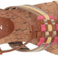Anne Klein Women's Sport Tilly Wedge Sandal Brown Multi  Size 9.5 M