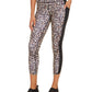 Ideology Women's Animal Print Fitness Athletic Leggings Black Size Medium