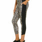 Ideology Women's Animal Print Fitness Athletic Leggings Black Size Medium