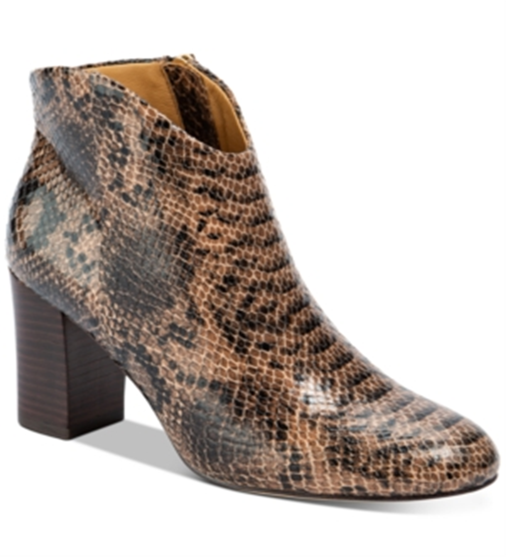Lucca Lane Women's Apache Snake Alyce Booties Brown Size 5 M