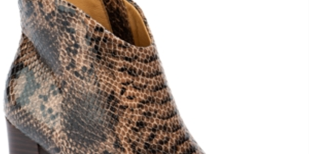 Lucca Lane Women's Apache Snake Alyce Booties Brown Size 5 M