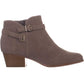 Giani Bernini Women's Dorii Leather Almond Toe Ankle Fashion Boots Gray Size 6.5 M