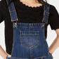 Dollhouse Juniors' Cuffed Denim Shortalls   Suede Blue Size 3