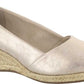 Easy Street Women's Monique Shoes Gold Size 9 W