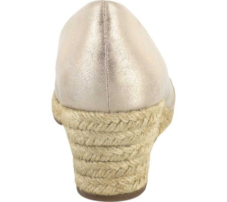 Easy Street Women's Monique Shoes Gold Size 9 W