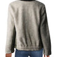 Free People Women's Textured Zip up Winter Jacket Coat Brown Size Small