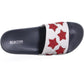 Kenneth Cole Reaction Women's Pool Spash Stars Slide Sandals Red Size 9 M