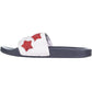 Kenneth Cole Reaction Women's Pool Spash Stars Slide Sandals Red Size 9 M