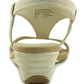 Alfani Women's Vacanzaa Open Toe Casual Platform Sandals Tan Size 6M