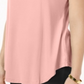 JM Collection Women's  Scoop-Neck Top Orange Size Medim