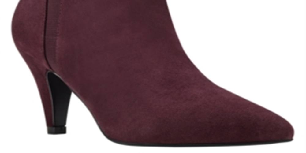 Bandolino Women's Bari Padded Insole Pointed Toe Booties Red Size 9 M