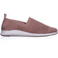 Ideology Women's Masonn Fabric Low Top Slip on Fashion Sneakers Pink Size 8 M