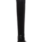 Steve Madden Women's Rino Leather Closed Toe Knee High Fashion Boots Black Size 5.5 M