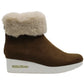 DKNY Women's Abri Wedge Bootie Brown Size 7