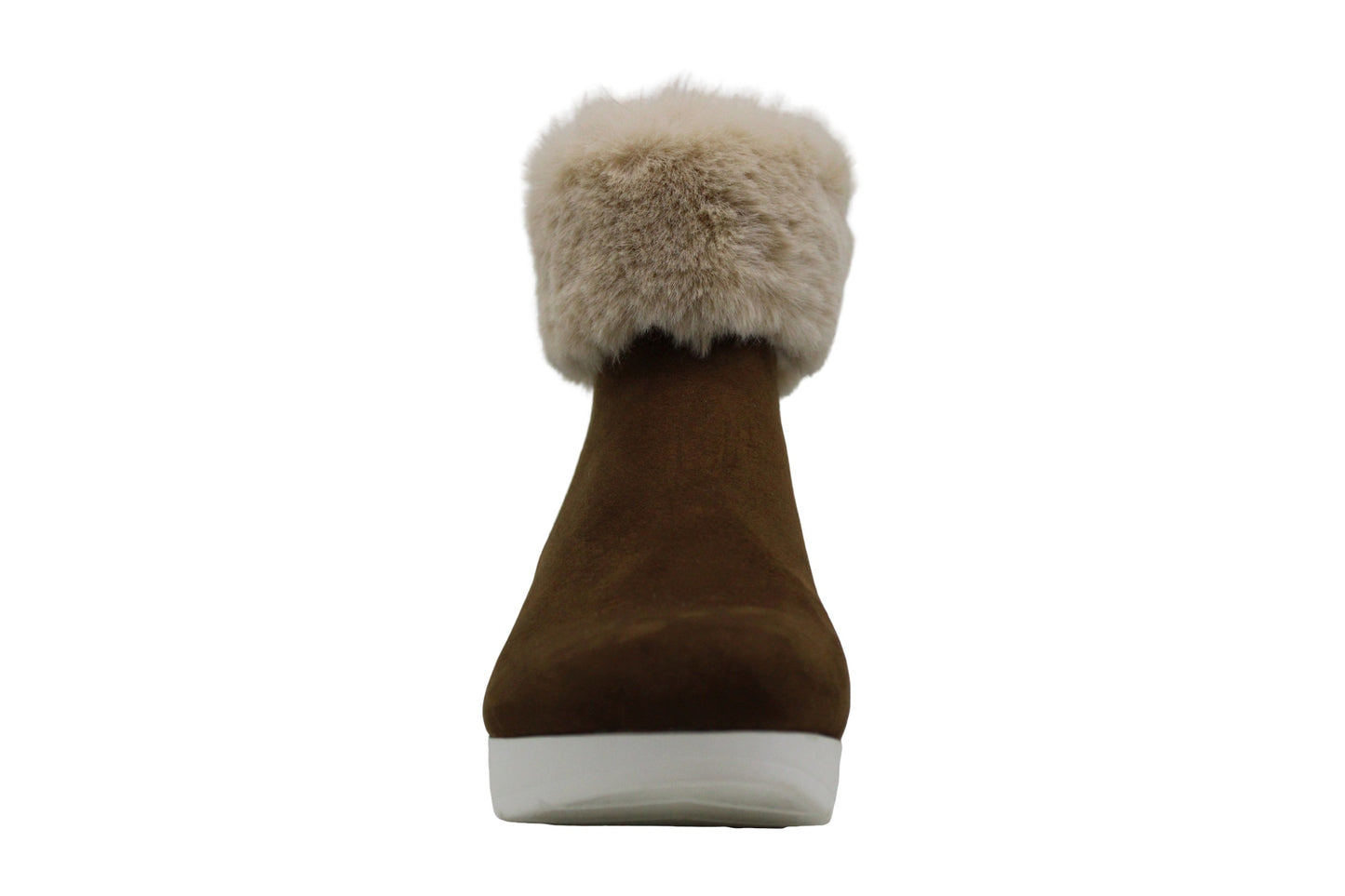 DKNY Women's Abri Wedge Bootie Brown Size 7